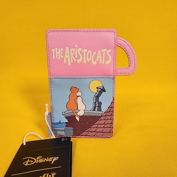 Loungefly Disney The Aristocats Movie Poster Thermos Card Holder Wallet NEW - Picture 2 of 9